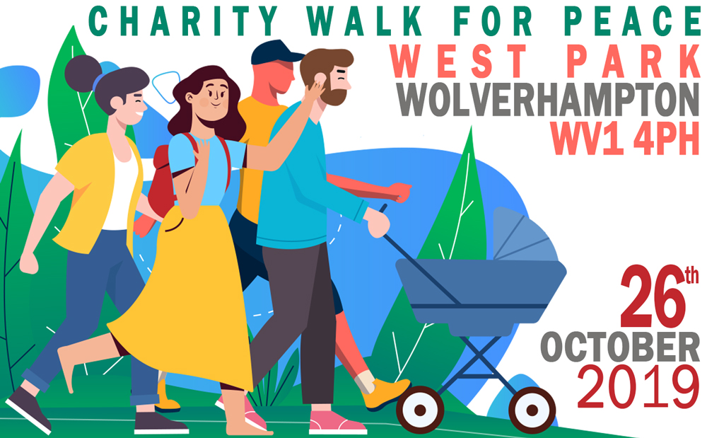Charity Walk For Peace 2019 Wolverhampton